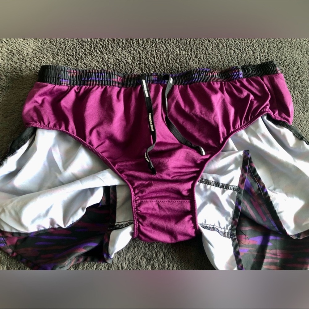 Nike Pink and Purple Athletic Shorts - Picture 4 of 6
